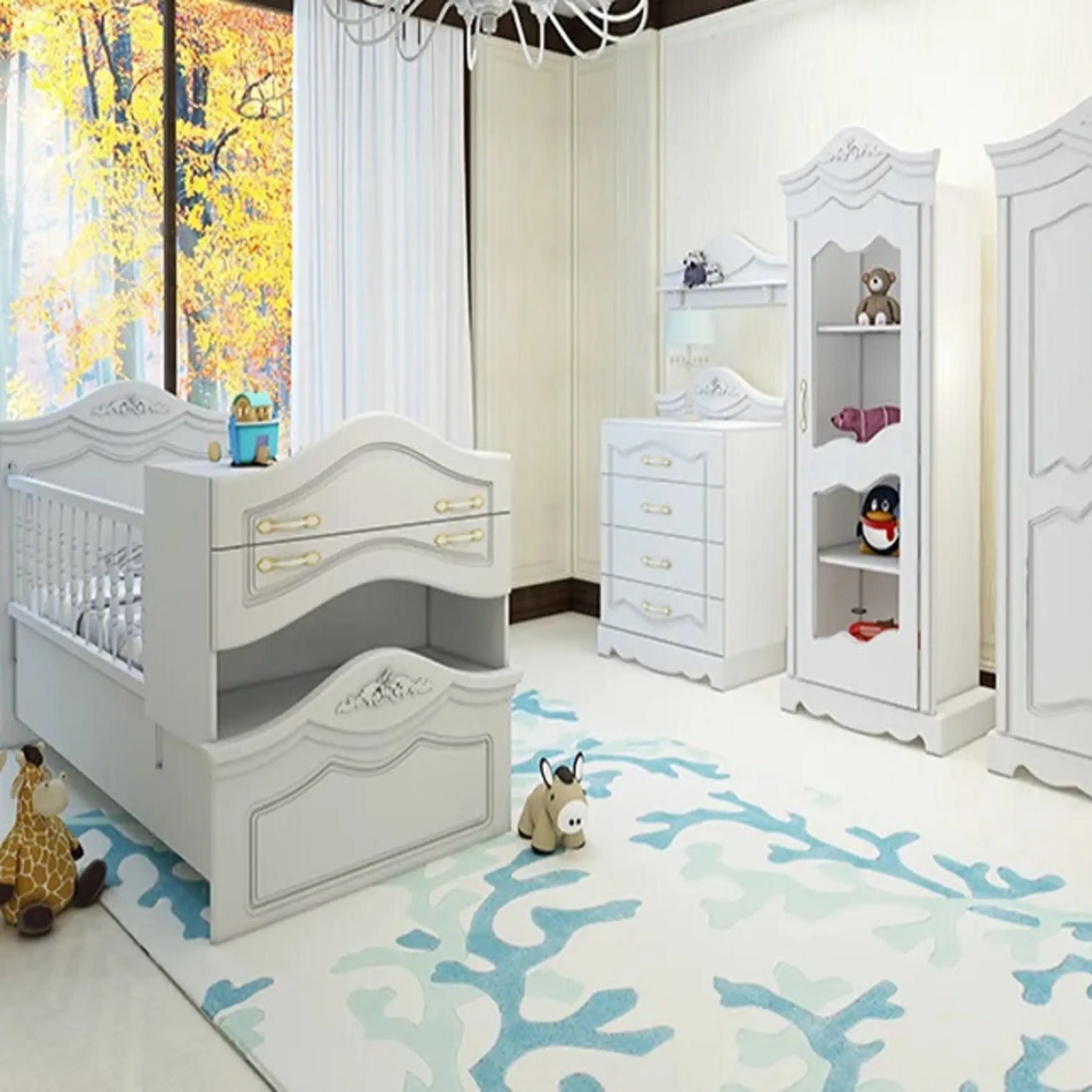 کمد ویترین(بوفه) نوزاد پرنسس